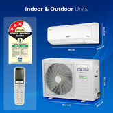 Voltas Adjustable Inverter Split AC, 1 Ton, 3 star - 123V CAX